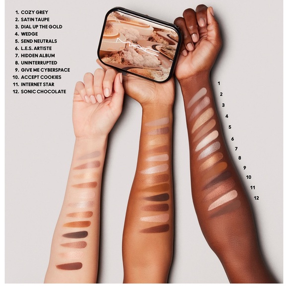 MAC COSMETICS Connect in Colour Eyeshadow Palette in UNFILTERED NUDES - Picture 3 of 10